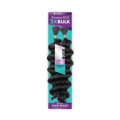 2X OCEAN WAVE BULK 18″ - Sensationnel Premium Too Human Hair Blend Braid