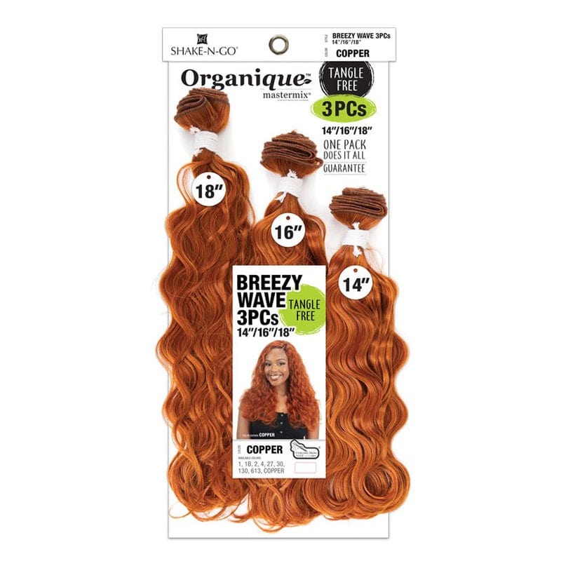 BREEZY WAVE 3PCS - Shake N Go Organique Mastermix Synthetic Weave