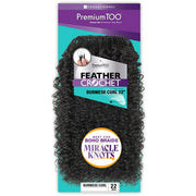 Sensationnel Premium Too Feather Crochet Human Hair Blend Braid - BURMESE CURL