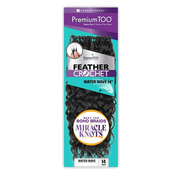 Sensationnel Premium Too Feather Crochet Human Hair Blend Braid
