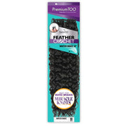 Sensationnel Premium Too Feather Crochet Human Hair Blend Braid - WATER WAVE