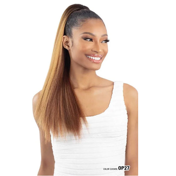 Shake-N-Go Que Human Hair Mastermix Ponytail - Q-STRAIGHT 20"