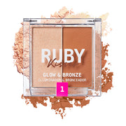 RUBY KISSES - Glow & Bronze Highlighter Bronzer Duo