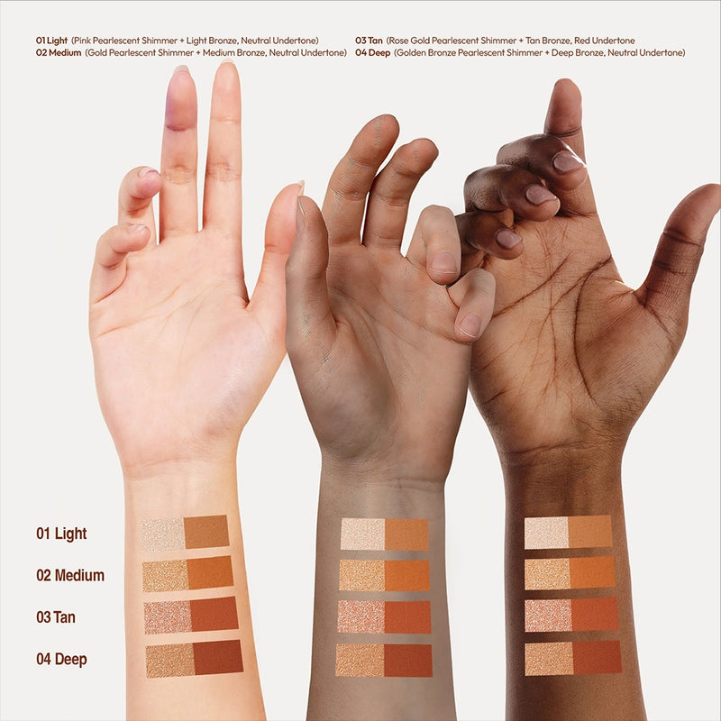 RUBY KISSES - Glow & Bronze Highlighter Bronzer Duo