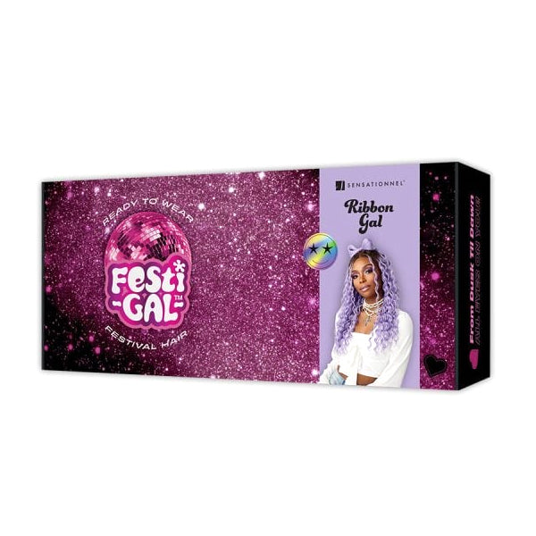 Sensationnel Shear Muse Festi-Gal Synthetic HD Lace Front Wig - RIBBON GAL