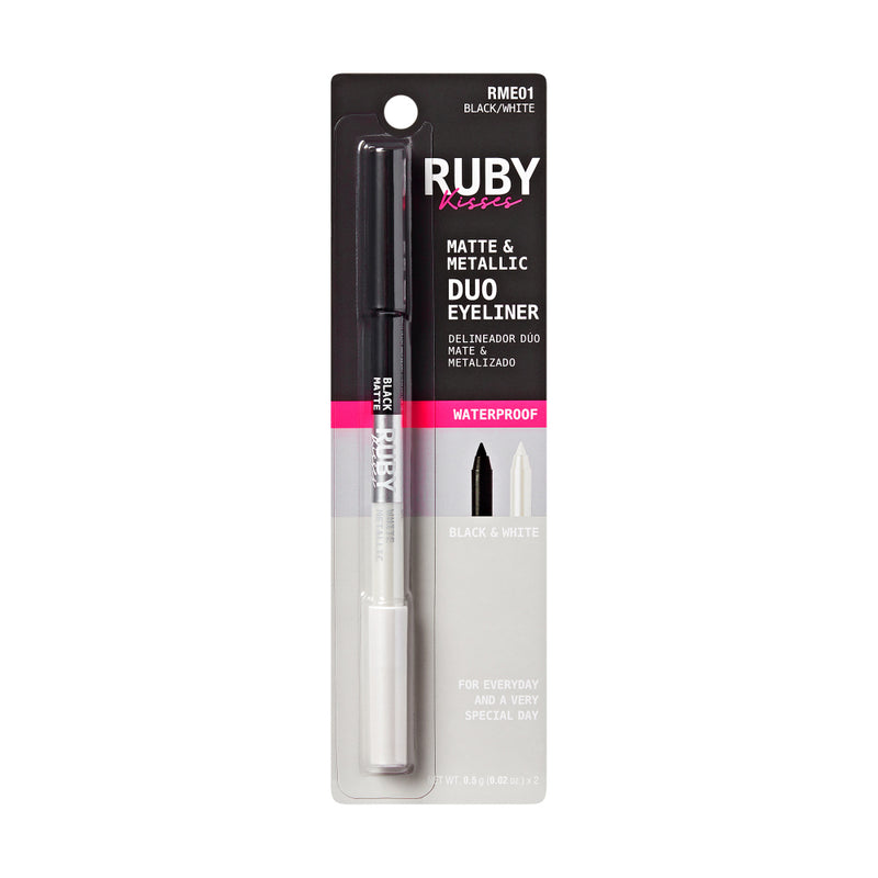 RUBY KISSES - Matte & Metallic Duo Eyeliner