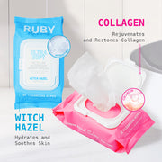 RUBY KISSES - Micellar Waterproof Makeup Removing Wipes