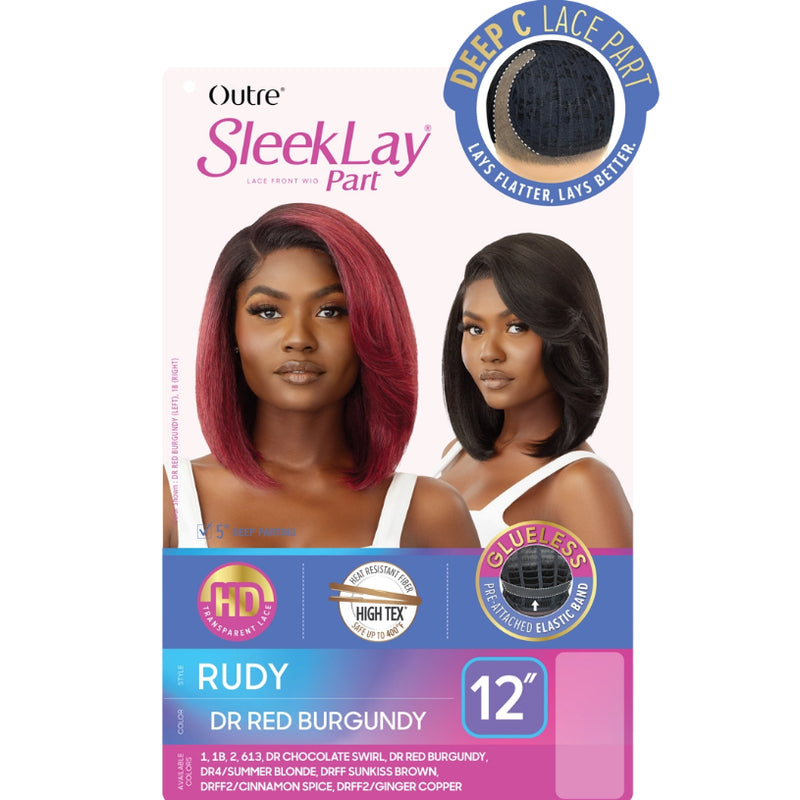 Outre Sleek Lay Part Synthetic Lace Front Wig - RUDY