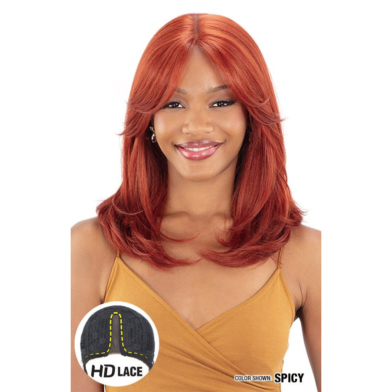 SAGE - Freetress Equal Curtain Bang HD Lace Wig