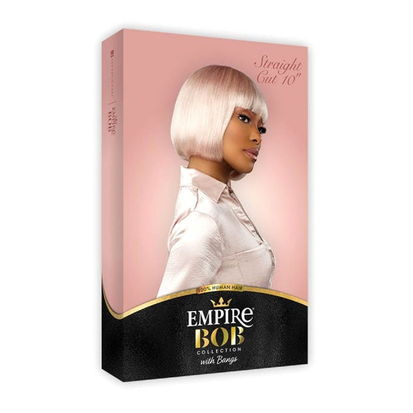 Sensationnel Empire Bob Human Hair Wig - STRAIGHT CUT 10″