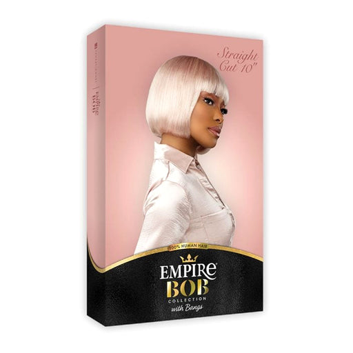 Sensationnel Empire Bob Human Hair Wig - STRAIGHT CUT 10″