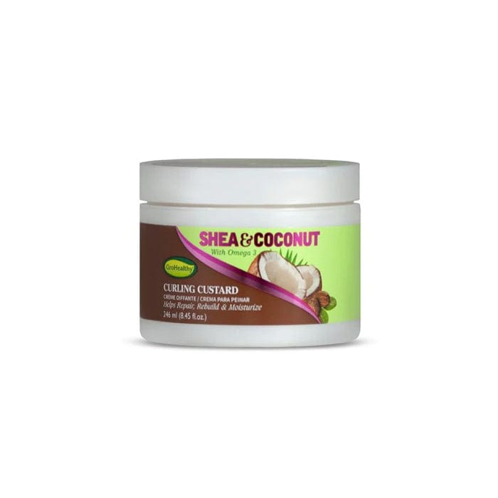 GROHEALTHY | Shea & Coconut Curling Custard 8.8oz