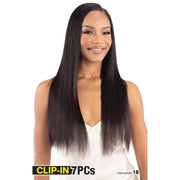 Shake-N-Go Glossy 100% Virgin Remy Hair Clip-In 7pc - STRAIGHT 18"