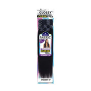 Shake-N-Go Glossy 100% Virgin Remy Hair Clip-In 7pc - STRAIGHT 18"