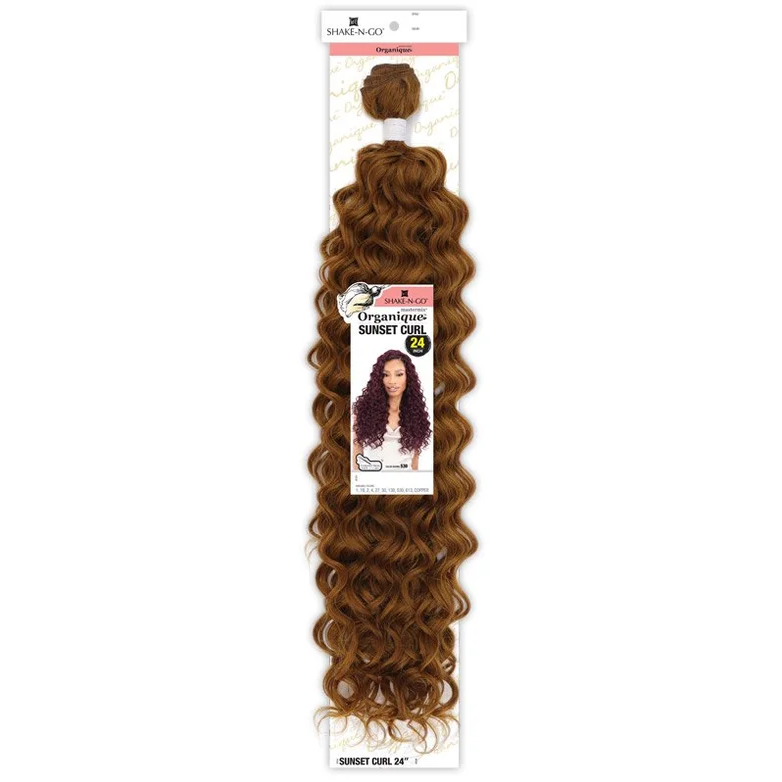 Shake N go Organique Mastermix Synthetic Weave - SUNSET CURL 24"