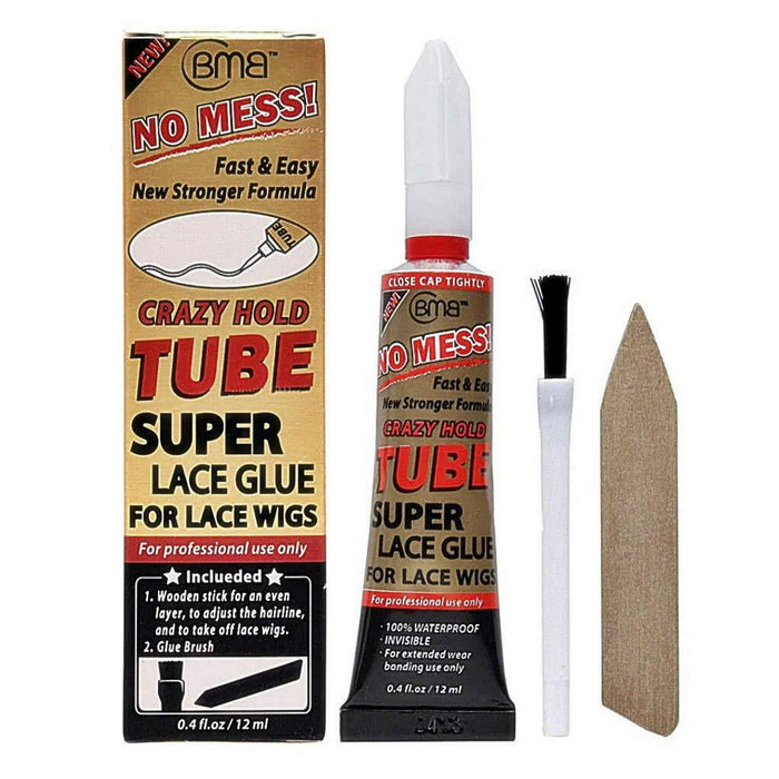 BMB - No Mess! Crazy Hold Tube Super Lace Glue For Lace Wigs 0.4oz