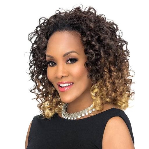 HW-TWEEDY | Vivica A. Fox Synthetic Express Half Wig