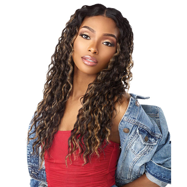 Sensationnel Curls Kinks & Co Synthetic V-Part Lace Wig - V-UNIT 7