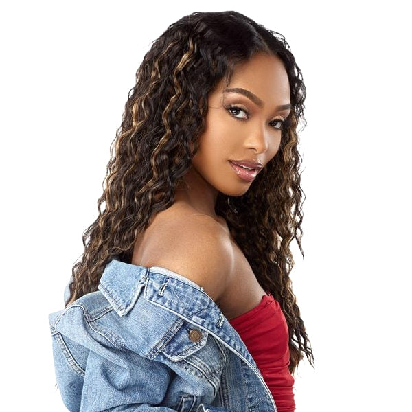 Sensationnel Curls Kinks & Co Synthetic V-Part Lace Wig - V-UNIT 7