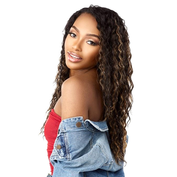 Sensationnel Curls Kinks & Co Synthetic V-Part Lace Wig - V-UNIT 7