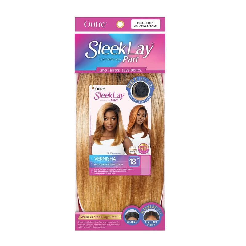 VERNISHA - Outre Sleek Lay Part Synthetic Lace Front Wig