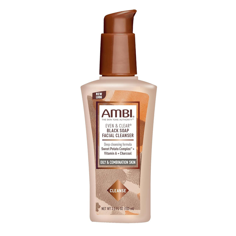 AMBI - Even & Clear Black Soap Facial Cleanser 3.5oz