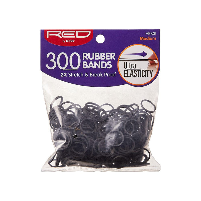 Red by Kiss | 300 Rubber Hair Band Medium HRB01