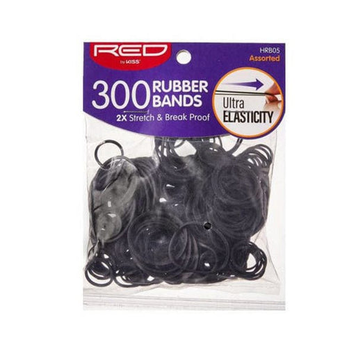 300 Rubber Hair Band Assorted HRB05