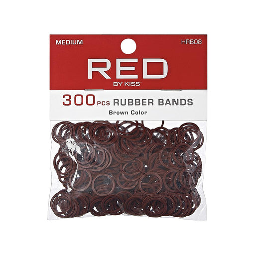 Red by Kiss - 300 Rubber Hair Band Medium