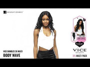 BODY WAVE | Sensationnel Vice Bundles 3X Multi Pack Synthetic Weave
