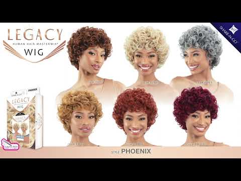 PHOENIX - Shake N Go Legacy Human Hair Blend Wig