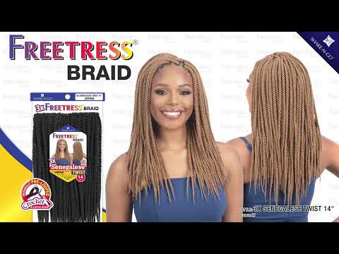 3X SENEGALESE TWIST 14" - Freetress Synthetic Braid