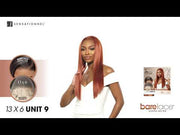 13X6 UNIT 9 - Sensationnel Bare Lace Glueless Synthetic Lace Front Wig