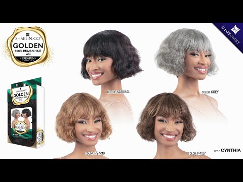 CYNTHIA - Shak N Go Golden Human Hair WigDEBBIE - Shak N Go Golden Human Hair Wig