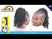 BOX BRAID WITH CURLS | Freetress Synthetic Kids Drawstring Ponytail