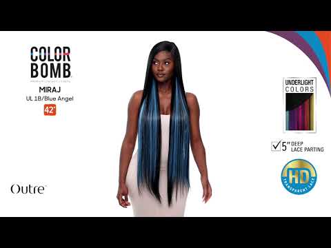 MIRAJ - Outre Color Bomb Synthetic HD Lace Front Wig