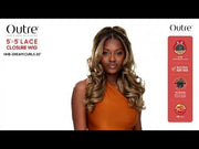 Outre Human Hair Blend 5X5 Lace Closure Wig - HHB-DREAM CURLS 20"
