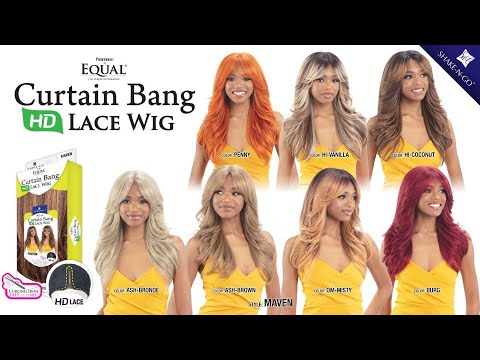 MAVEN - Freetress Equal Curtain Bang HD Lace Wig