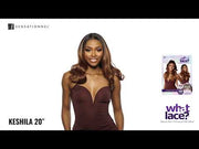 KESHILA 20″ | Sensationnel Cloud9 What Lace? Human Hair Blend HD Lace Wig