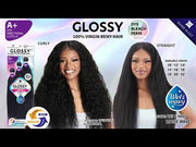 Shake n go Glossy 100% Virgin Remy Hair Weave - WET & WAVY LOOSE WAVE