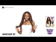 WATER DEEP 28″ | Sensationnel Butta Lace Human Hair Blend HD Lace Front Wig