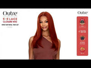 Outre Human Hair Blend 5X5 Lace Closure Wig - HHB-NATURAL YAKI 22"