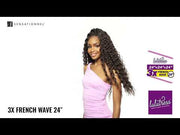 3X FRENCH WAVE 24″ | Sensationnel Lulutress Synthetic Braid