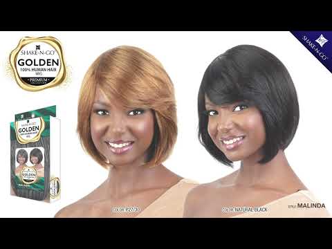 MALINDA | Shak N Go Golden Human Hair Wig