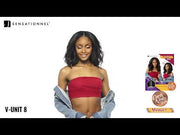 Sensationnel Curls Kinks & Co Synthetic V-Part Lace Wig - V-UNIT 8