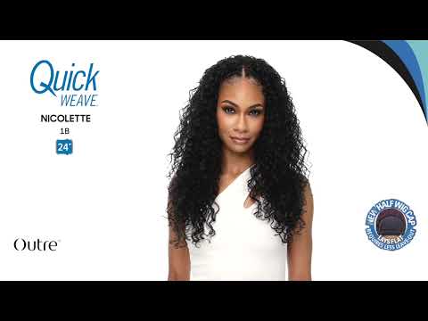 NICOLETTE | Outre Quick Weave Synthetic Half Wig