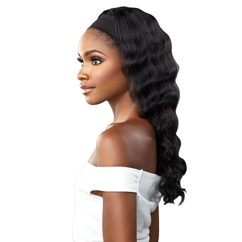 OCEAN WAVE 22″ | Sensationnel 10A Headband Human Hair Wig | Hair to Beauty.