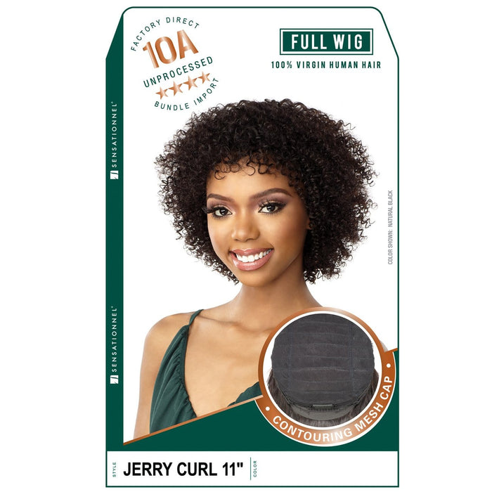 10A JERRY CURL 11″ | Sensationnel 100% Virgin Human Hair Full Wig | Hair to Beauty.