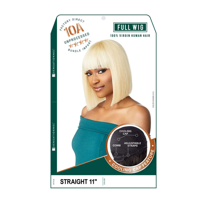 10A STRAIGHT 11″ | 100% Virgin Human Hair Full Wig | Hair to Beauty.