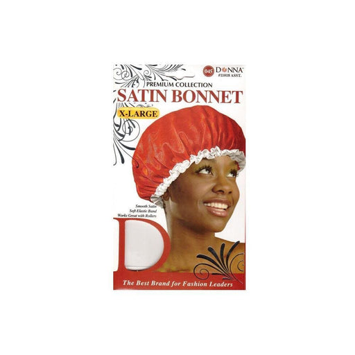 DONNA | Premium Collection Satin Bonnet X-Large - 11018AST | Hair to Beauty.